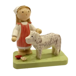 Mädchen mit Hund