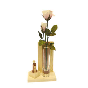 Vase mit Rose