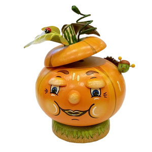 Räuchermännchen Kürbis