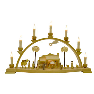 Schwibbogen Christi-Geburt 7er elektrisch