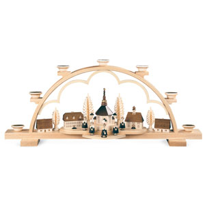 Schwibbogen Kurrende 7er Kerzen