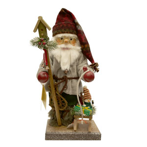 Nussknacker Weihnachtsmann Schlitten