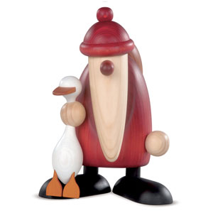 Weihanchtsmann mit Gans