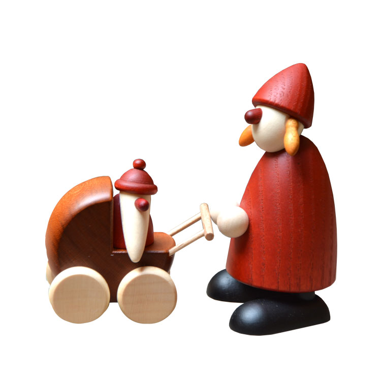 Weihnachtsfrau mit Kinderwagen 7