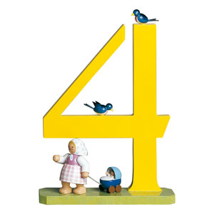 Geburtstagszahl 4 M 3